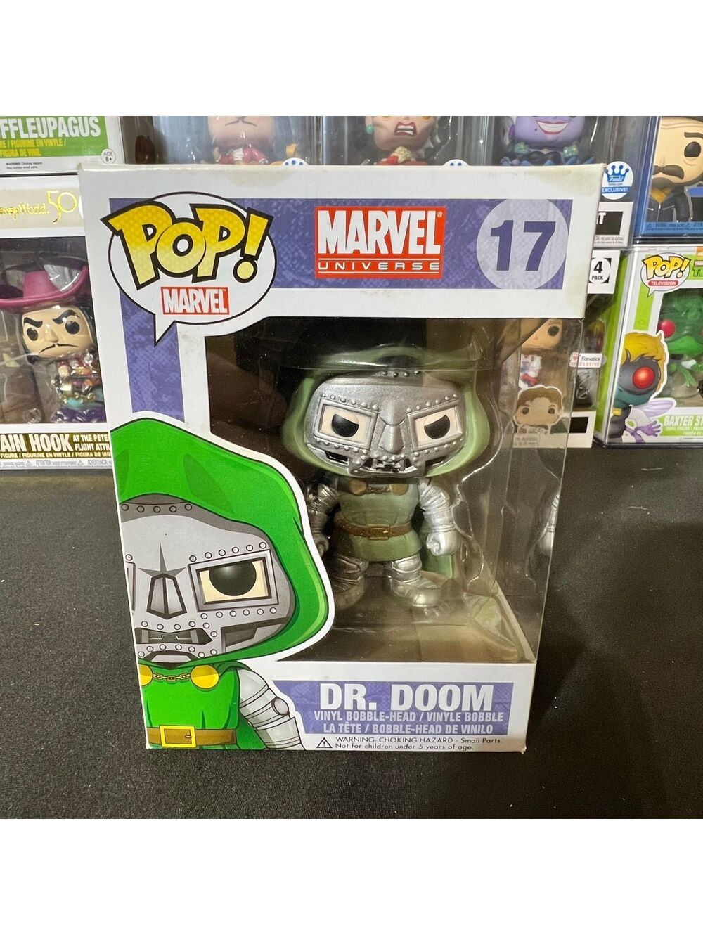 Funko Pop Marvel Universe Dr. Doom 17 Vaulted Vinyl Bobble-Head Figure 2013